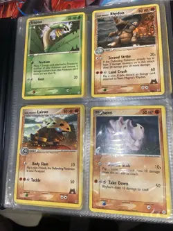 Pokemon Non Holo Vintage Lot 2004 Few Rares Incl Also Comes With Binder - Image 1