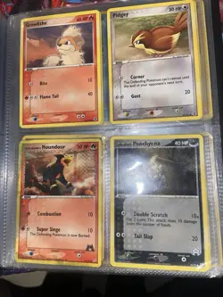 Pokemon Non Holo Vintage Lot 2004 Few Rares Incl Also Comes With Binder - Image 4