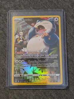 Pokemon TCG Snorlax Trainer Gallery TG10/TG30 Lost Origin Holo Ultra Rare - Image 1