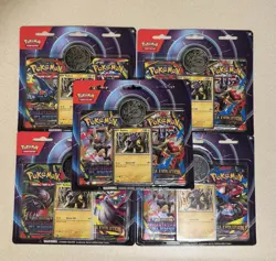 (LOT OF 5) Pokemon TCG Mega Evolution + Phantasmal Flames Raikou 2-pack Blister - Image 1