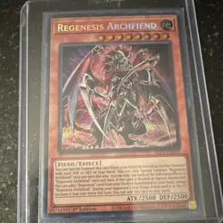 Konami Yu-Gi-Oh! Regenesis Archfiend ALIN-EN016 1st Edition Holo Effect Fiend - Image 1
