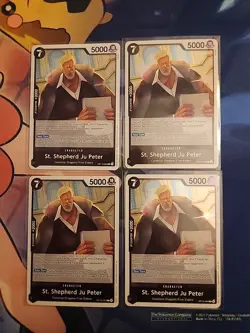 4x OP13-084 St Shepherd Ju Peter R Playset -One Piece TCG- Carrying On His Will - Image 1
