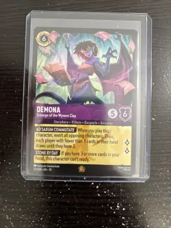 Disney Lorcana Whispers in the Well - Demona Scourge of the Wyvern 55/204Foil - Image 1