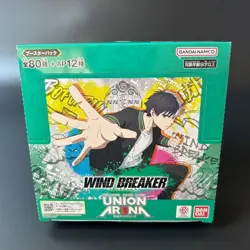 BANDAI UNION ARENA Wind Breaker Booster Box UA38BT Japanese Edition Sealed New - Image 1