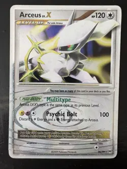 Pokemon TCG Arceus LV.X Holo Rare Trading Card 96/99 LP Condition - Image 1