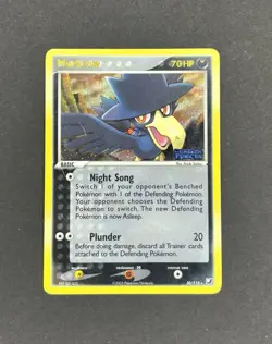 Pokemon TCG Murkrow EX Unseen Forces Reverse Holo Rare Card 30/115 - Damaged - Image 2
