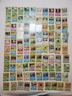 Pokemon WOTC Vintage 100 Cards Neo Jungle Base Set Fossil Mixed Lot Nm To Mp #2 - Image 1