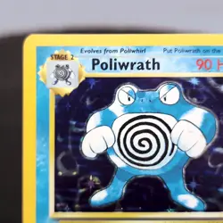 Poliwrath Holo 13/102 Base Set Unlimited Rare Pokemon TCG Card WOTC LP NM - Image 1