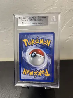 Beckett 8.5 NM-MT+ 2007 Lucario Pokemon Card Diamond and Pearl Lucario 3/11 Holo - Image 2
