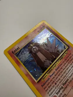 Entei Neo Revelation Holo Vintage Pokemon Card TCG WOTC UK 6/64 - Image 2