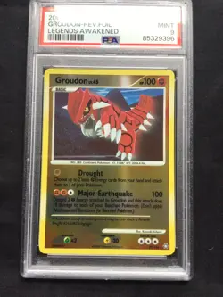Pokemon Cards: Legends Awakened Reverse Holo: Groudon 29/146 PSA 9 - Image 2