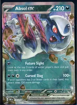 Absol ex 135/197 - Pokemon Obsidian Flames Ultra Rare Card NM - Image 1
