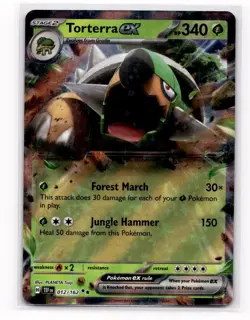 Torterra ex - 012/162 - Pokemon Temporal Forces Ultra Rare Card NM - Image 1