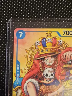 One Piece CCG Monkey.D.Luffy 2nd Anniversary Stamped Promo Card P-043 - Image 3