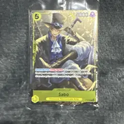 Sabo (Tin Pack Set Vol. 2) P-073 One Piece Promotion Cards Foil (*Sealed*) NM - Image 1