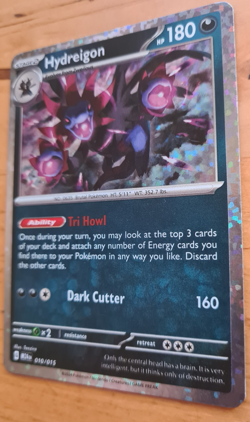 Pokemon TCG Hydreigon McDonald's Foil Card 2025 Promo, 10 / 15 Sleeeved - Image 4