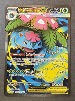 Mega Venusaur Ex 155/132 Ultra Rare Holo Mega Evolution Pokemon Trading Card - Image 1