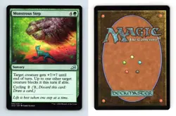 Monstrous Step #166/274 MTG Ikoria Lair Of Behemoths 2020 Uncommon TCG Card - Image 1