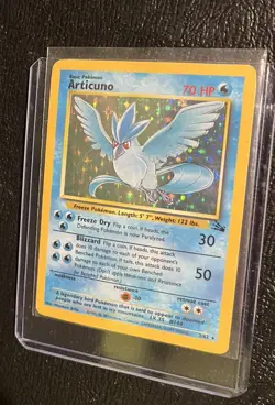 Pokemon Articuno Fossil Holo card 2/62 - Image 3