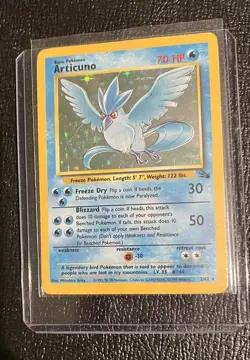 Pokemon Articuno Fossil Holo card 2/62 - Image 4
