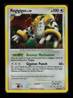 Regigigas 37/146 Holo Rare Legends Awakened Pokemon Card - Image 1