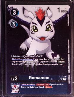 Gomamon Digimon Time Stranger Promo Card P-196 - Image 1
