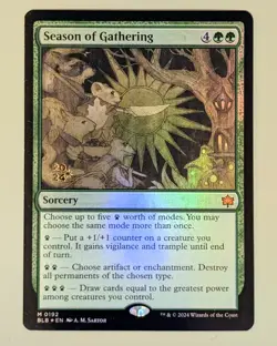 Season of Gathering - Bloomburrow Prerelease #192 Holo Mythic Rare - NM - MtG - Image 1