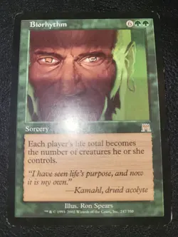 MTG Biorhythm Onslaught NM/EX - Image 1