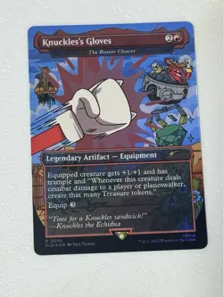 MTG Knuckles's Gloves - The Reaver Cleaver 2095 Rainbow Foil Secret Lair Drop - Image 1
