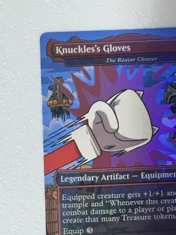 MTG Knuckles's Gloves - The Reaver Cleaver 2095 Rainbow Foil Secret Lair Drop - Image 2