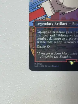 MTG Knuckles's Gloves - The Reaver Cleaver 2095 Rainbow Foil Secret Lair Drop - Image 5