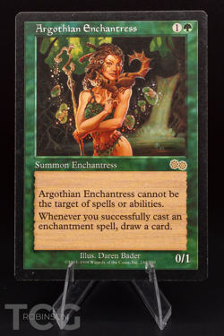 Argothian Enchantress: 1998 Magic the Gathering - Urza's Saga Regular - Image 1