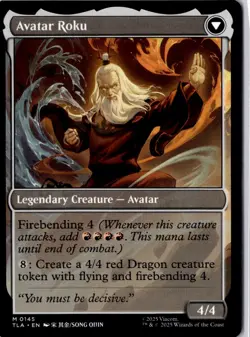 The Legend of Roku Avatar: The Last Airbender Regular NM M 0145 - Image 2