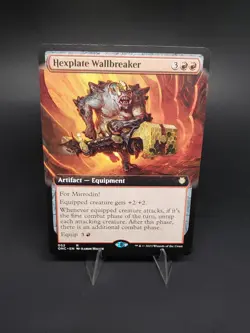 Hexplate Wallbreaker (Extended Art) Commander: Phyrexia: All Will Be One Regular - Image 1