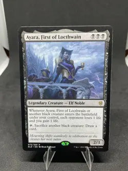 Ayara, First of Locthwain Throne of Eldraine Regular MTG 075 - Image 1