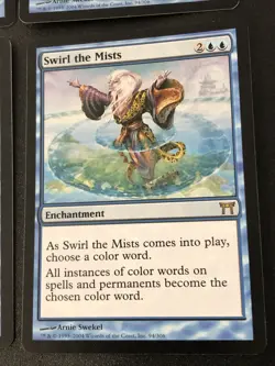 Swirl The Mists X4 Champions Of Kamigawa Ex Cond See Pics Front Back - Image 2