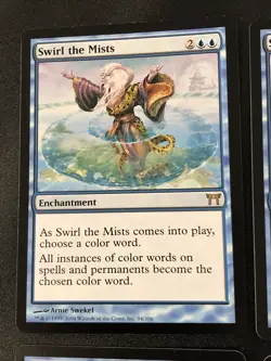 Swirl The Mists X4 Champions Of Kamigawa Ex Cond See Pics Front Back - Image 5