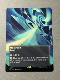 Mutavault (0073) (Borderless) Edge of Eternities: Stellar Sights Regular NM - Image 1