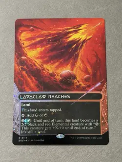 Lavaclaw Reaches (0112) (Borderless) (Galaxy Foil) Edge of Eternities: NM - Image 1