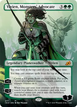 [1x] Vivien, Monsters' Advocate - Borderless Near Mint, English Ikoria: Lair of - Image 1