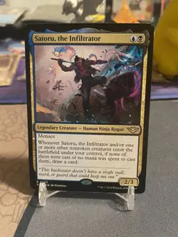 Satoru, the Infiltrator - Rare - MTG - Outlaws of Thunder Junction - Image 1