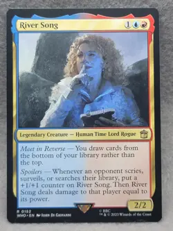 River Song 0152 Non Foil Rare Doctor Who Commander MTG j^6 - Image 1