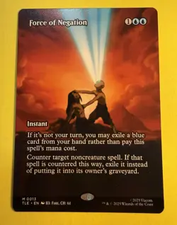 Magic ~ Force of Negation #13 Borderless ~ Avatar: The Last Airbender ~ Regular - Image 1