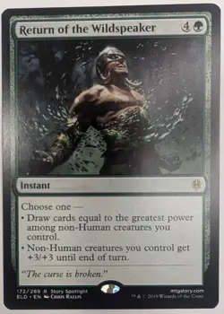 Return of the Wildspeaker x1 Throne of Eldraine Magic the Gathering MTG LP/NM - Image 1
