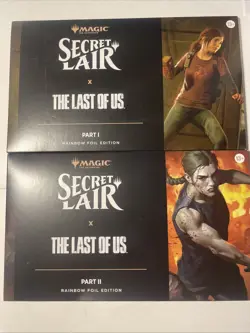 MTG Secret Lair The Last of Us Part 1 and Part 2 Rainbow Foil set - Image 1