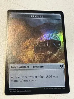 mtg foil token Treasure // Thrull, 012/005, Commander Legends, unplayed - Image 2