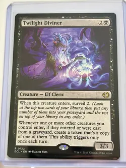 Magic: The Gathering TCG: Lorwyn Eclipsed - Twilight Deviner - 0122 - NM - Image 1