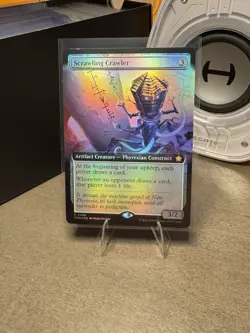 Scrawling Crawler R Extended Art Foil #486 | FDN Foundations | MTG - Image 1