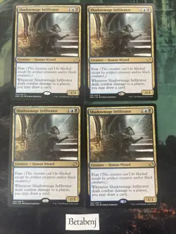 4x MTG Shadowmage Infiltrator - Modern Masters 2015 (MM2) (Playset) - Image 1