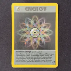 Rainbow Energy 17/82 Holo Rare Team Rocket Unlimited 2000 WOTC Pokemon English - Image 1